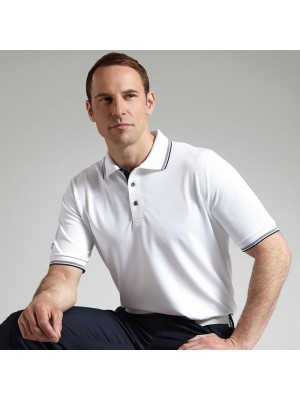 Plain g.Ethan tipped polo shirt Glenmuir 